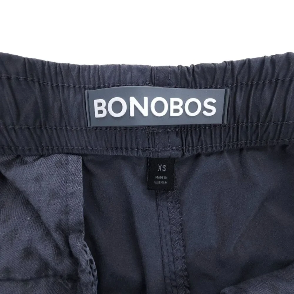 NEW Bonobos 5 Inch Swim Trunks Board Shorts Volley Gray Dinosaur Embroidered XS
